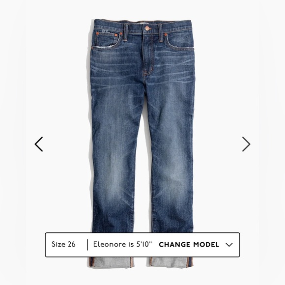 Madewell The High-Rise Slim Boyjean Denim Jeans size 28 - Picture 4 of 10
